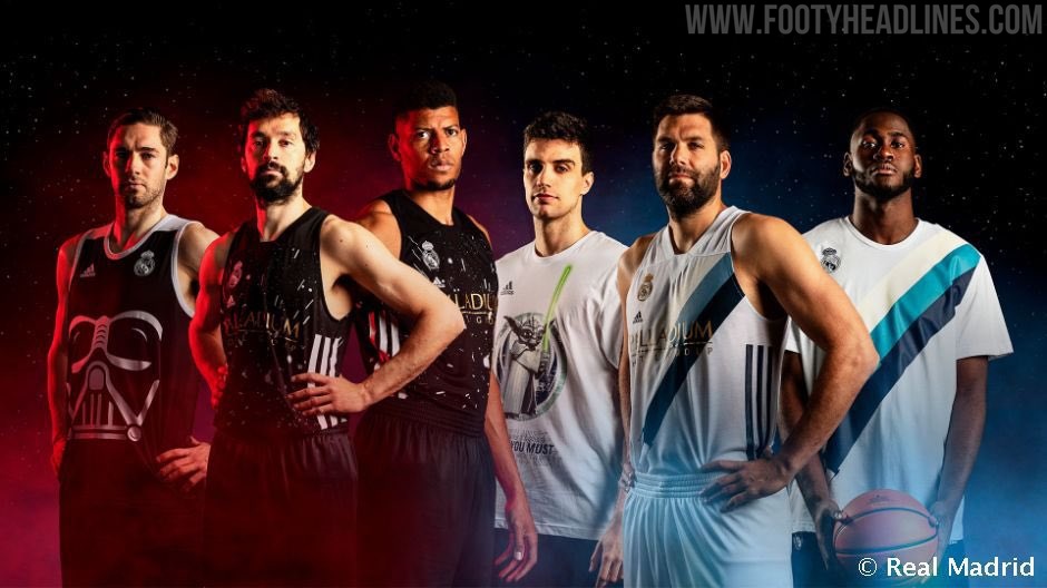 Adidas x Real Madrid x Star Wars Jerseys Released Basketball